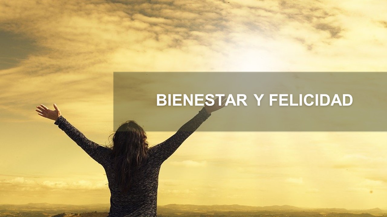 BIENESTAR Y FELICIDAD